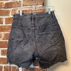 Madewell high rise mid length shorts